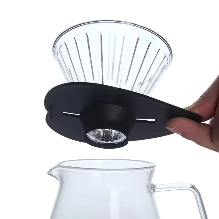Cafetera Método Dripper V60 Filtrado Tamaño 01 Transparente