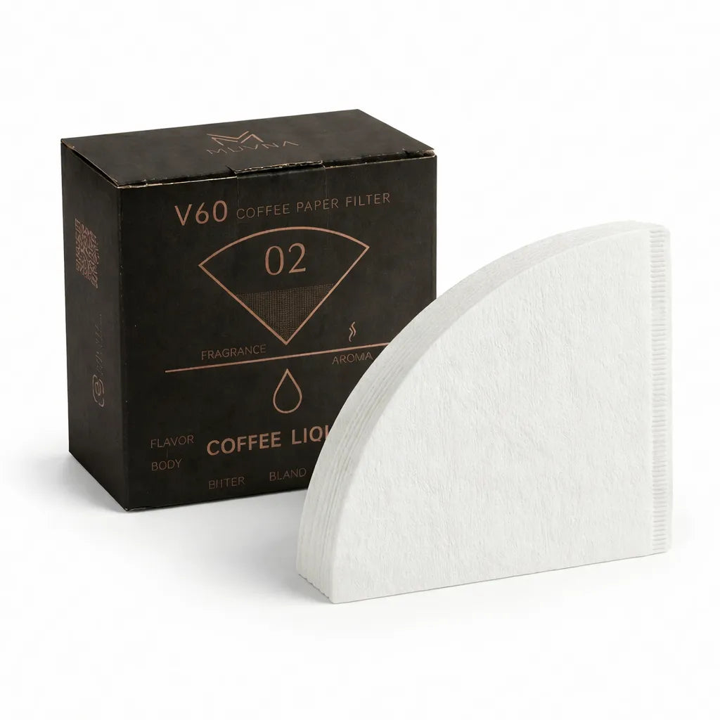 Filtros De Papel Para V60 Tamaño 02 Cafe Filtrado x 100 Un
