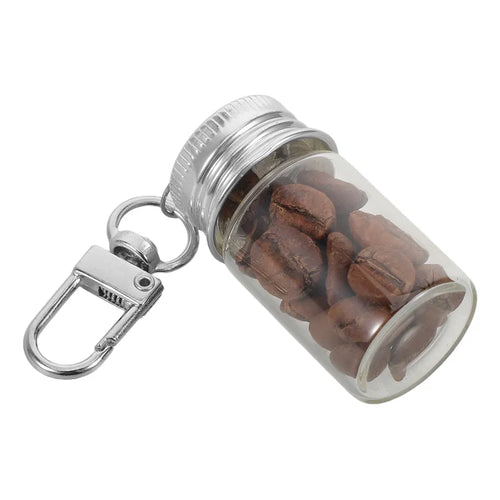 Imagen Llavero Frasco con granos de café