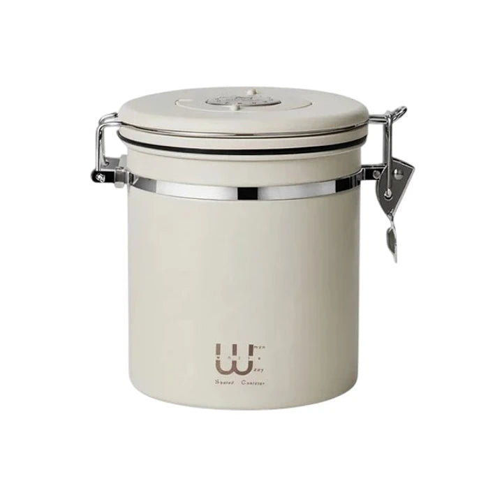 Recipiente Hermético Para Almacenar Granos De Cafe 1.5L