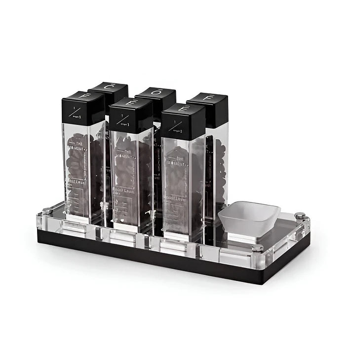 Set Frascos De Almacenamiento Dosificadores De Granos De Café