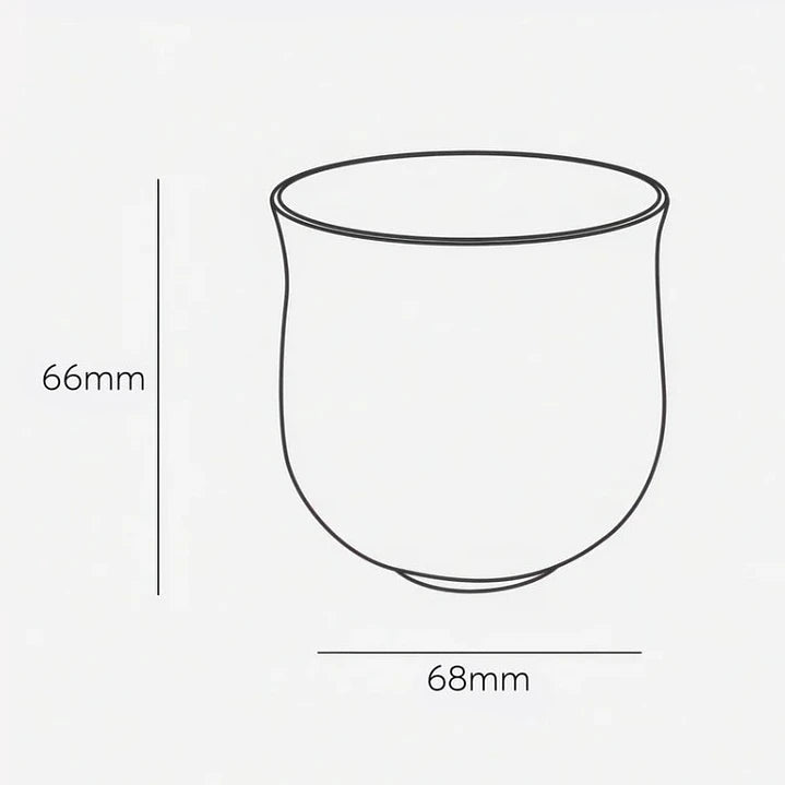 Taza de Cerámica Para Degustación de Café 120ml